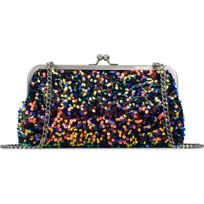 Patricia Nash Potenaz Sequin Frame Bag In Blue