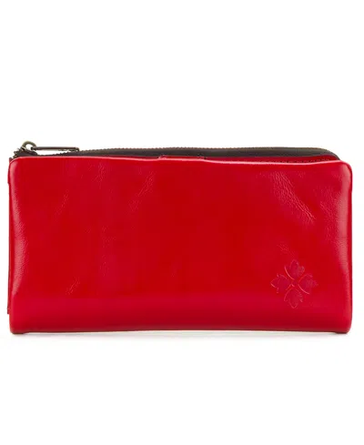 Patricia Nash Prassa Zippered Wallet In Red