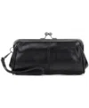 Patricia Nash Renna Small Leather Wristlet In Black