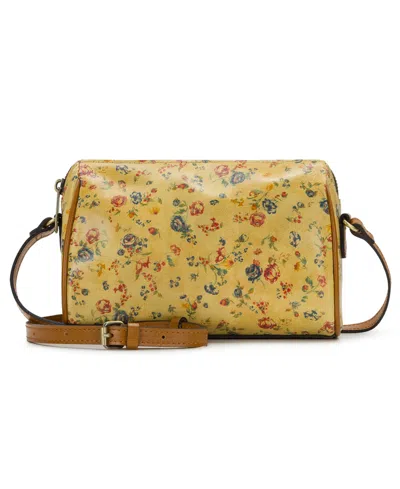 Patricia Nash Romy Small Leather Crossbody Handbag In Gold