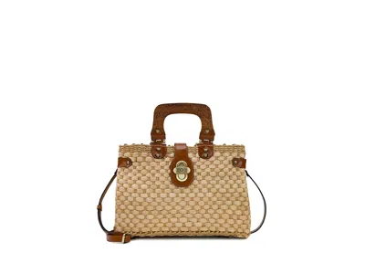 Patricia Nash Sancia Satchel Satchel Handbags Natural/tan: One Size In Neutral