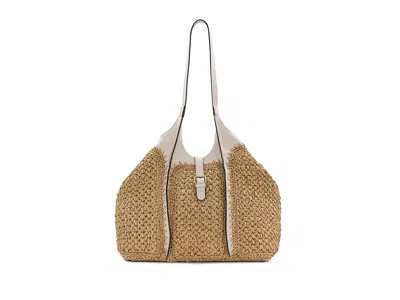 Patricia Nash Santorini Woven Satchel Satchel Handbags Natural/white 138: One Size In Brown