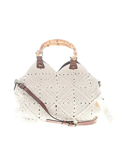Pre-owned Patricia Nash Satchel In Ivory