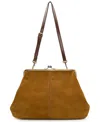 Patricia Nash Serafina Frame Kiss-lock Bag In Brown