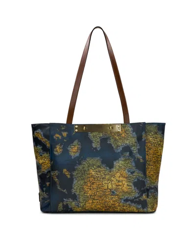 Patricia Nash Silvi Zipper Travel Tote Handbag In Multi