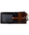 Patricia Nash Small Alanna Leather Wristlet Wallet In Black,brit
