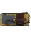 Patricia Nash Small Alanna Leather Wristlet Wallet In Greek Map