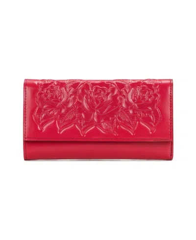 Patricia Nash Terresa Trifold Wallet In Red