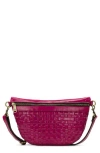 Patricia Nash Tinchi Woven Belt Bag In Fuchsia