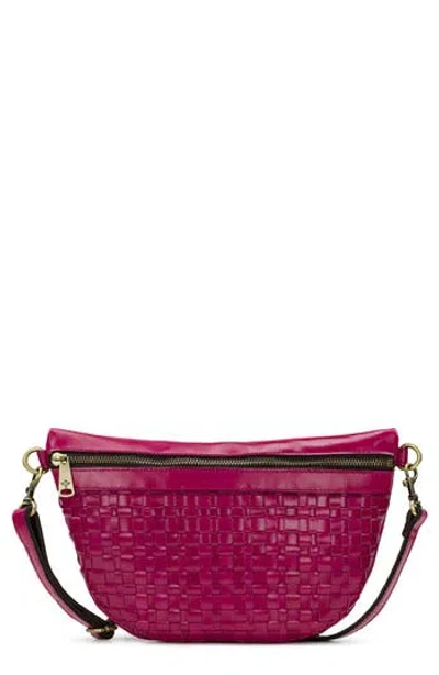 Patricia Nash Tinchi Woven Belt Bag In Fuchsia