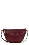 Patricia Nash Tinchi Woven Belt Bag In Maroon