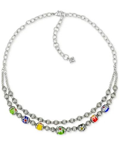 Patricia Nash Two-strand Beaded Necklace In Metallic