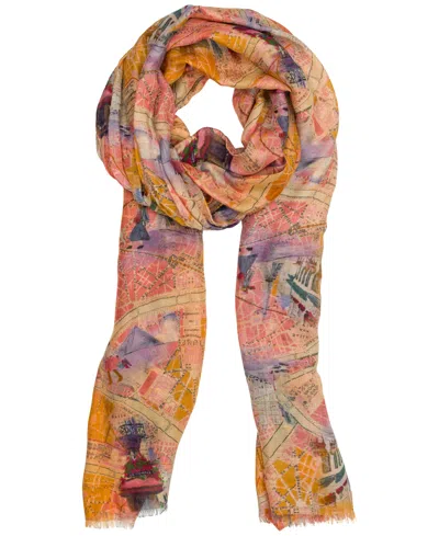 Patricia Nash Vintage Print Scarf In Multi