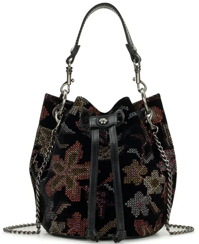 Patricia Nash Volania Small Crossbody Bucket Handbag In Multi