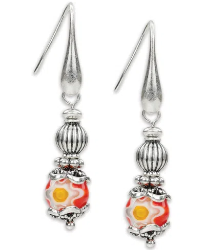 Patricia Nash Wire Drop Earrings In Silver