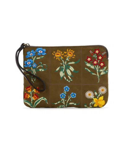 Patricia Nash Women's Cassini Wristlet In Brown