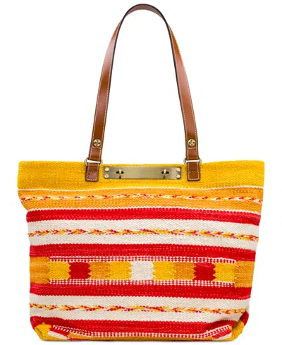 Patricia Nash Women's Chennai Tote In Summer Drawing,tan