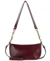 Patricia Nash Women's Sassi Baguette Crossbody Handbag In Burgundy