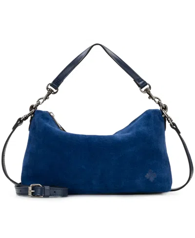 Patricia Nash Women's Suede Kolena Small Shoulder Bag In Blue