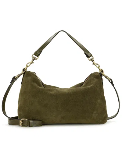 Patricia Nash Women's Suede Kolena Small Shoulder Bag In Olive