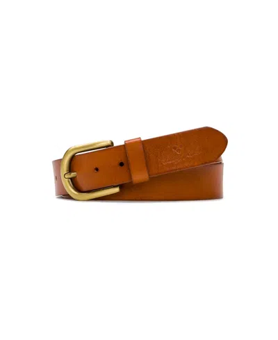 Patricia Nash Women's Vietri Heritage Leather Belt In Tan