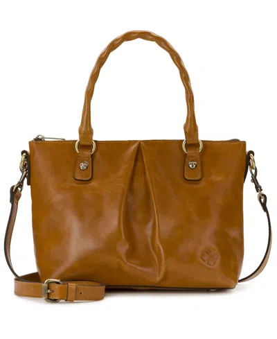 Patricia Nash Zora Top Handle Medium Crossbody Bag In Brown