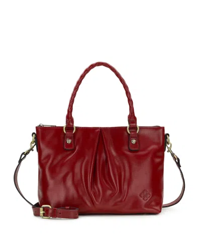 Patricia Nash Zora Top Handle Medium Crossbody Bag In Red