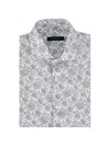 Patrick Assaraf Botanical-print Shirt In White