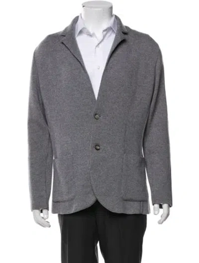 Pre-owned Patrick Assaraf Cashmere Jacket In Gray