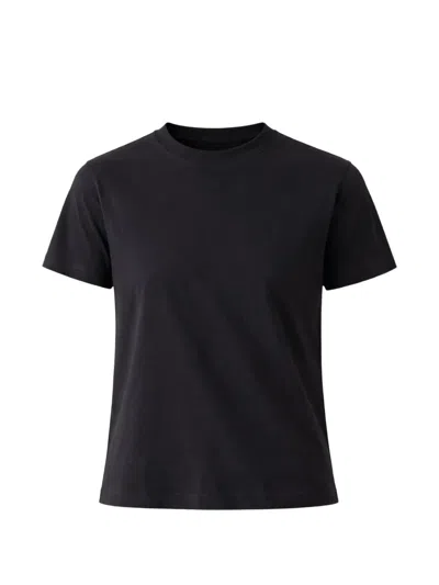 Patrick Assaraf Cotton T-shirt In Black