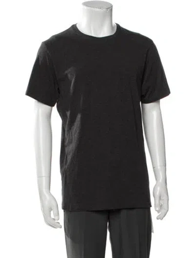 Pre-owned Patrick Assaraf Crew Neck Short Sleeve T-shirt In Grey