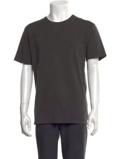 Pre-owned Patrick Assaraf Crew Neck Short Sleeve T-shirt In Grey