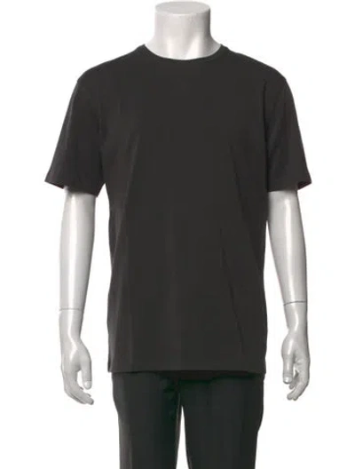 Pre-owned Patrick Assaraf Crew Neck Short Sleeve T-shirt In Grey