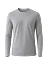 Patrick Assaraf Crew-neck T-shirt In Gray