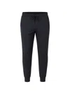 Patrick Assaraf Drawstring Track Pants In Black