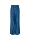 Patrick Assaraf Drawstring-waist Stonewashed Jeans In Blue