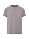 Patrick Assaraf Garment-dyed T-shirt In Brown