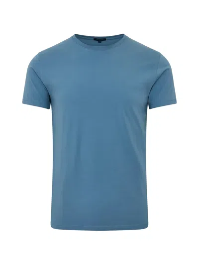 Patrick Assaraf Iconic Short-sleeve T-shirt In Blue