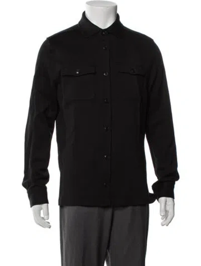 Pre-owned Patrick Assaraf Jacket In Black