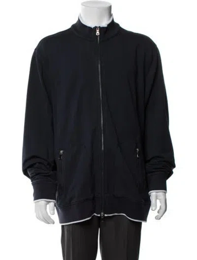 Pre-owned Patrick Assaraf Jacket In Blue