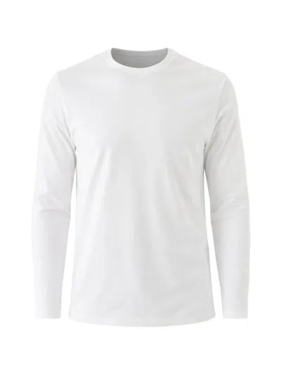 Patrick Assaraf Long-sleeves T-shirt In White
