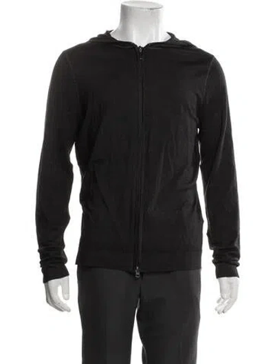 Pre-owned Patrick Assaraf Merino Wool Jacket In Black