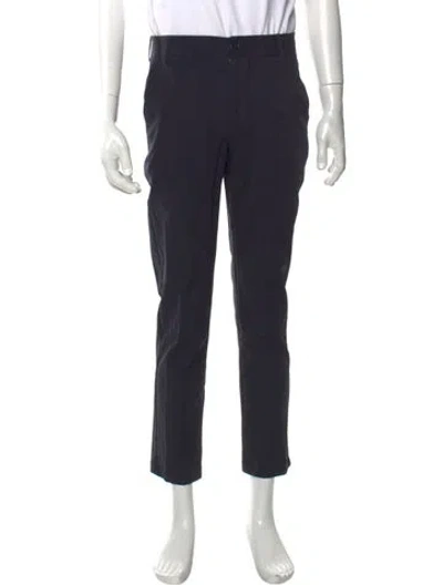 Pre-owned Patrick Assaraf Pants In Blue