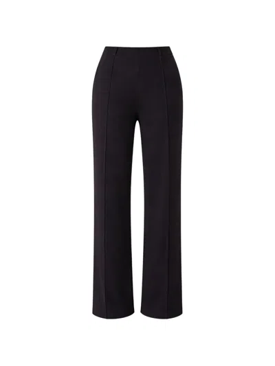Patrick Assaraf Pintuck-detail Trousers In Black