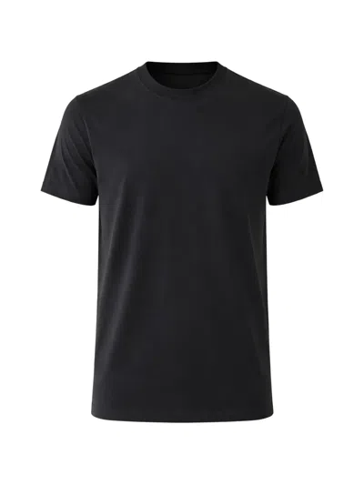 Patrick Assaraf Round-neck T-shirt In Black
