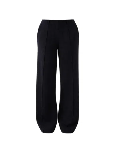Patrick Assaraf Seam-detail Trousers In Black