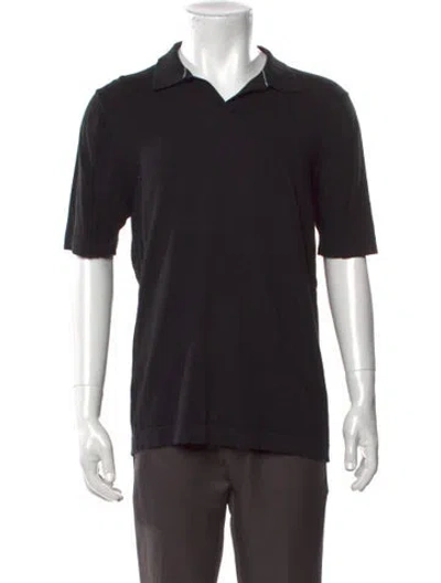 Pre-owned Patrick Assaraf Short Sleeve In Black