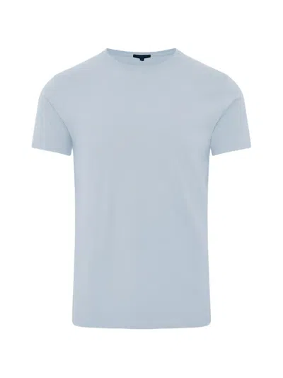 Patrick Assaraf Short-sleeve Crew T-shirt In Blue