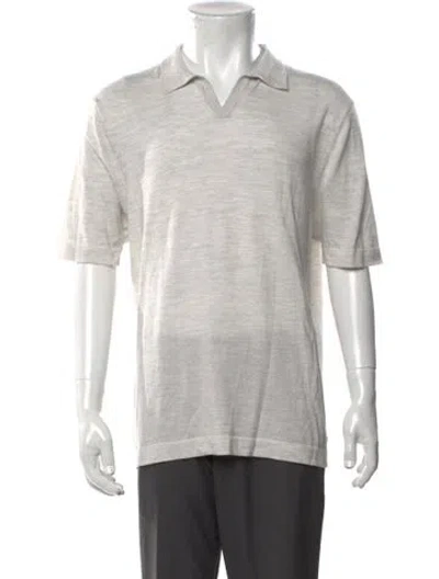 Pre-owned Patrick Assaraf Short Sleeve In Grey