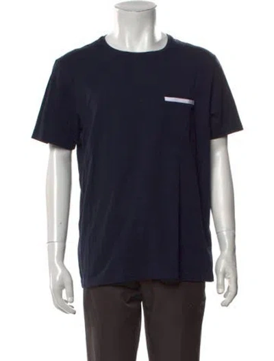 Pre-owned Patrick Assaraf Short Sleeve Shirt In Blue